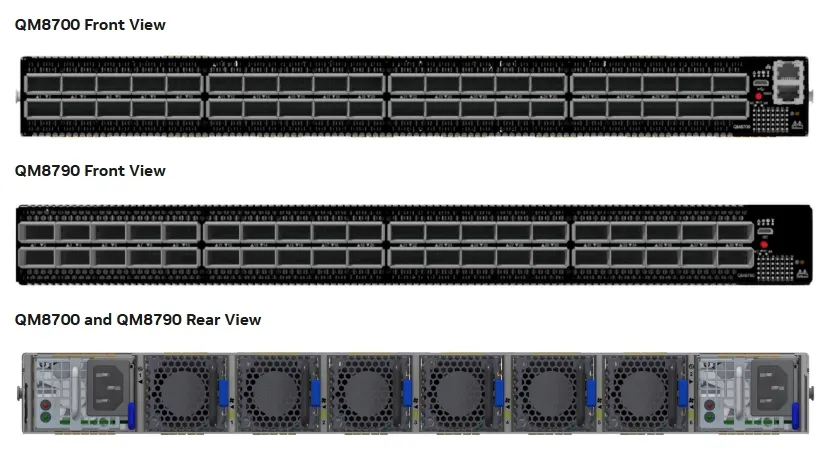Βελτιωμένη απόδοση δικτύου Mellanox Mqm8790-HS2r Quantum Hdr Infiniband Switch 40 Qsfp56 θύρες Nvidia 1