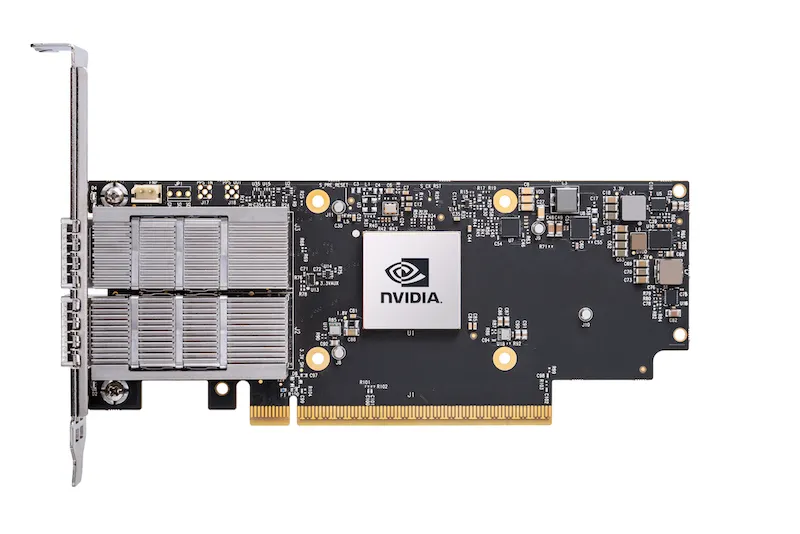 Nvidia Connectx-7 Adapter MCX75310aas-Neat (900-9X766-003N-SQ0) Μονής θύρας Osfp Infiniband: Ndr 400GB/s (Προεπιλεγμένη ταχύτητα) Ethernet: 400gbe 0