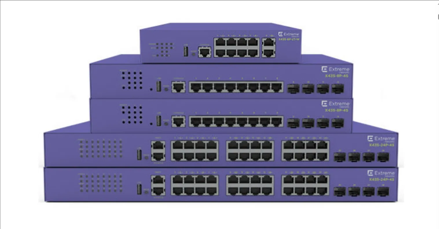 High-Performance Extreme X435-8p-4s Network Switch for Fast Connectivity 0