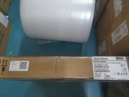 λιμένες διακοπτών MSN2410-CB2F 1U 48 SFP28 δικτύων 25Gb 100GbE Mellanox