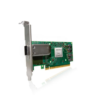 Κάρτα connectX-5 προσαρμοστής VPI EDR/100GbE δικτύων mcx555a-ECAT Mellanox