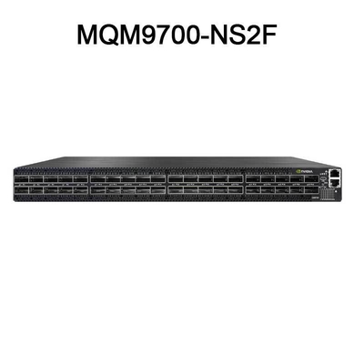 MQM9700-NS2F Mellanox Infiniband Switch Κβαντικό 2 NDR Λογισμικό 64 NDR θύρες 32 Osfp θύρες 2 ισχύος