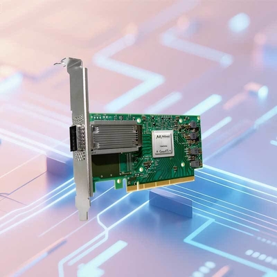 Κάρτα connectX-5 προσαρμοστής VPI EDR/100GbE δικτύων mcx555a-ECAT Mellanox
