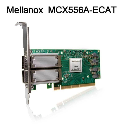ConnectX-5 κάρτα PCIe3.0 mcx556a-ECAT προσαρμοστών δικτύων VPI Mellanox