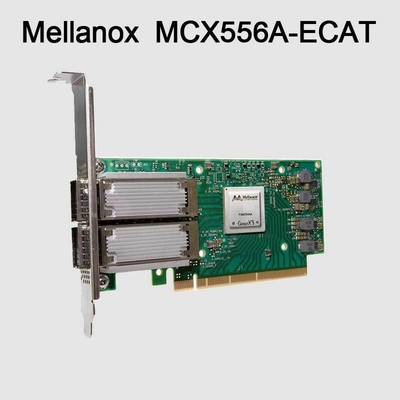 ConnectX-5 κάρτα PCIe3.0 mcx556a-ECAT προσαρμοστών δικτύων VPI Mellanox