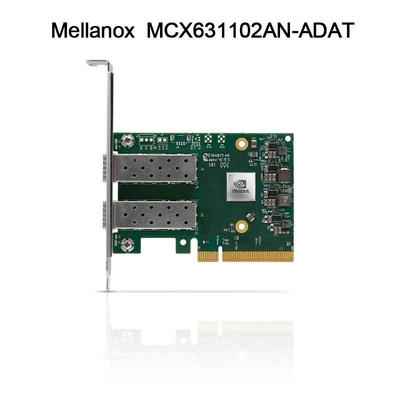 25GB διπλός λιμένας SFP28 PCIE 4,0 X8 καρτών mcx631102an-ADAT δικτύων της Nic Mellanox
