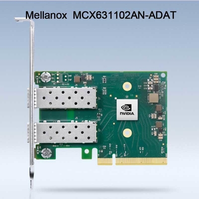 25GB διπλός λιμένας SFP28 PCIE 4,0 X8 καρτών mcx631102an-ADAT δικτύων της Nic Mellanox