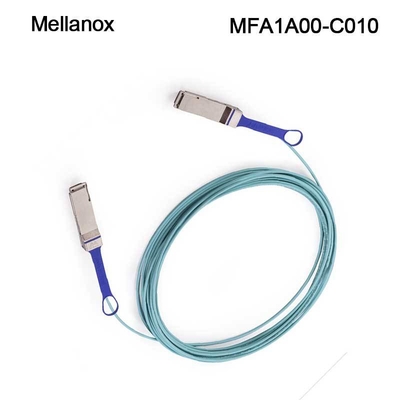 ενεργό οπτικό καλώδιο AOC MFA1A00-C010 10m 100GbE LSZH Mellanox QSFP28