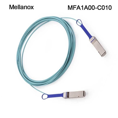 ενεργό οπτικό καλώδιο AOC MFA1A00-C010 10m 100GbE LSZH Mellanox QSFP28