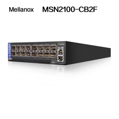 Μισό πλάτος 10/25GbE και 100GbE διακοπτών MSN2100-CB2F Mellanox Ethernet