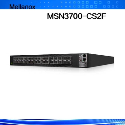 Παροχές ηλεκτρικού ρεύματος διακοπτών MSN3700-CS2F 100GbE 1U 2 δικτύων FDR Mellanox (εναλλασσόμενο ρεύμα)