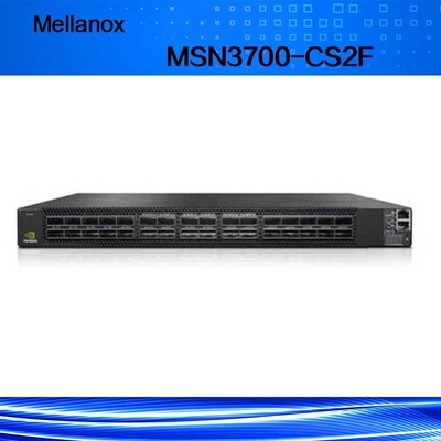 Παροχές ηλεκτρικού ρεύματος διακοπτών MSN3700-CS2F 100GbE 1U 2 δικτύων FDR Mellanox (εναλλασσόμενο ρεύμα)