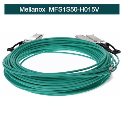 Ενεργός χαλκός QSFP+ InfiniBand καλωδίων MFS1S50-H015V Mellanox Aoc στη συνέλευση καλωδίων SFP+