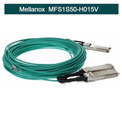 Ενεργός χαλκός QSFP+ InfiniBand καλωδίων MFS1S50-H015V Mellanox Aoc στη συνέλευση καλωδίων SFP+