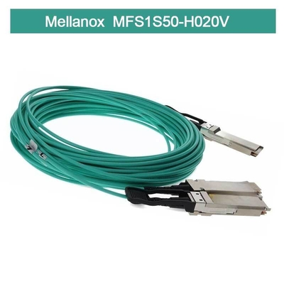 Διαχωριστής IB HDR MMF Mellanox AOC Cable MFS1S50-H020V (QSFP56 σε 2xQSFP56)