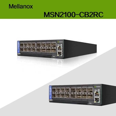 Μέγιστη ταχύτητα EDR Nvidia Mellanox Spectrum βασισμένη σε 100gbe 1u ανοικτό διακόπτη Ethernet με Cumulus Linux MSN2100-CB2RC 16 Qsfp28 θύρες
