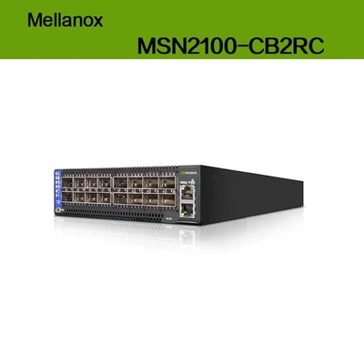 Μέγιστη ταχύτητα EDR Nvidia Mellanox Spectrum βασισμένη σε 100gbe 1u ανοικτό διακόπτη Ethernet με Cumulus Linux MSN2100-CB2RC 16 Qsfp28 θύρες