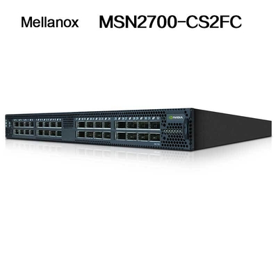Πλήρες - διπλός διακόπτης MSN2700 δικτύων Linux Mellanox σωρειτών - CS2FC 100GbE 1U