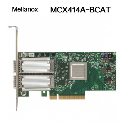 Nvidia 900-9X426-0054-Sq0 MCX414A-Bcat Connectx-4 En Κάρτα Διασύνδεσης Δικτύου, 40/56gbe Διπλής Θύρας Qsfp28, Pcie3.0 X8, Ψηλό Βραχίονα