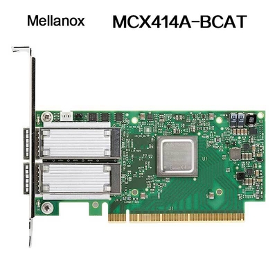 Nvidia 900-9X426-0054-Sq0 MCX414A-Bcat Connectx-4 En Κάρτα Διασύνδεσης Δικτύου, 40/56gbe Διπλής Θύρας Qsfp28, Pcie3.0 X8, Ψηλό Βραχίονα