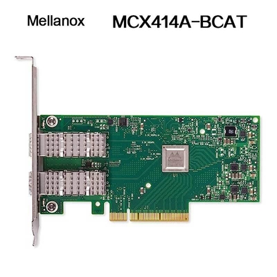 Nvidia 900-9X426-0054-Sq0 MCX414A-Bcat Connectx-4 En Κάρτα Διασύνδεσης Δικτύου, 40/56gbe Διπλής Θύρας Qsfp28, Pcie3.0 X8, Ψηλό Βραχίονα