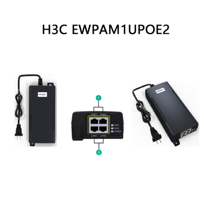 H3c Ewpam1upoe2 60-Port 55W-1V-1.1A-DC Δικτυακό προσαρμογέα ρεύματος > 200Mbps