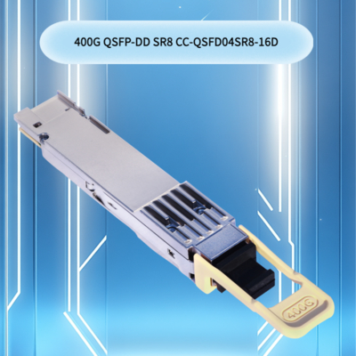 Μεγάλη ταχύτητα 400g Qsfp-Dd Sr8 οπτική μονάδα δέκτη για κέντρα δεδομένων 400g Qsfp-Dd Sr8 οπτική μονάδα δέκτη