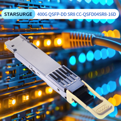 Μεγάλη ταχύτητα 400g Qsfp-Dd Sr8 οπτική μονάδα δέκτη για κέντρα δεδομένων 400g Qsfp-Dd Sr8 οπτική μονάδα δέκτη