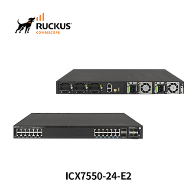 Διακόπτης Advanced Ruckus Icx7550-24-E2 με 24 θύρες για απρόσκοπτη συνδεσιμότητα