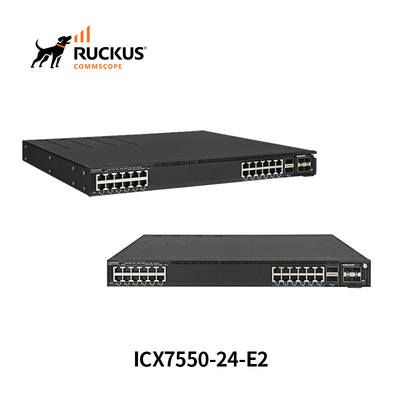 Διακόπτης Advanced Ruckus Icx7550-24-E2 με 24 θύρες για απρόσκοπτη συνδεσιμότητα