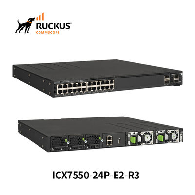 Διαχειριστικός διακόπτης δικτύου Ruckus Icx7550-24p Διακόπτης υψηλής απόδοσης Enterprise