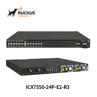 Διαχειριστικός διακόπτης δικτύου Ruckus Icx7550-24p Διακόπτης υψηλής απόδοσης Enterprise
