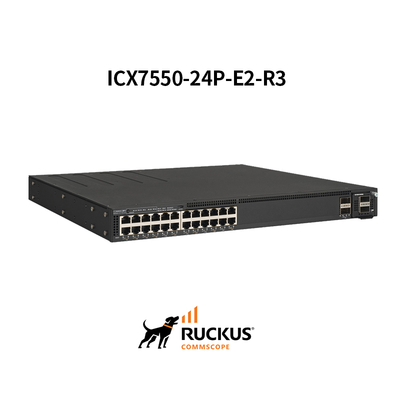 Διαχειριστικός διακόπτης δικτύου Ruckus Icx7550-24p Διακόπτης υψηλής απόδοσης Enterprise