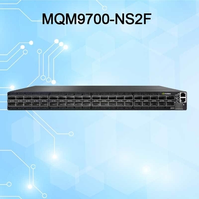 Infiniband MQM9700-NS2F Mellanox Network Switch 400G 16,8 Tbps για τον διακομιστή
