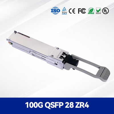 Premium 100G QSFP28 ZR4 80KM Μονάδα Πομπού-Δέκτη Οπτικών Ινών για Κέντρα Δεδομένων