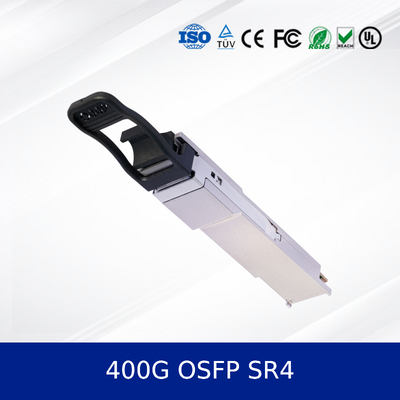 400G OSFP SR4 Οπτική Μονάδα Πληροφορητή 100m OM4, MPO-12, CMIS 5.0 για Ethernet κέντρου δεδομένων