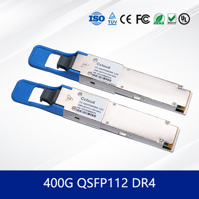 QSFP-DD 400G DR4 Μονάδα οπτικού δέκτη μονοτρόπου, πολλαπλών τρόπων για δίκτυα υψηλών επιδόσεων