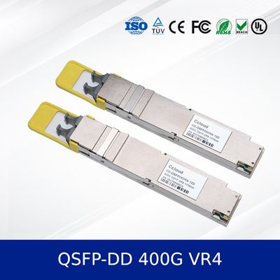 400G QSFP-DD VR4 Οπτικός Μεταβιβαστής Μοντέλος 50m Reach, PAM4, CMIS 5.0