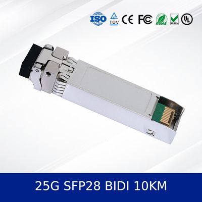 25G SFP28 SR 100M Οπτικός Μεταβιβαστής 850nm 100m OM4 MMF με DDM
