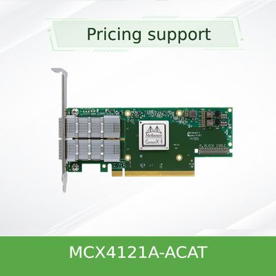 Mellanox connectX-4 EN 25GbE διπλή κάρτα mcx4121a-ACAT διεπαφών δικτύων λιμένων SFP28 PCIe3.0 X8 Lx