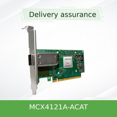 ConnectX-4 Lx EN 25GbE Mellanox Δικτυακή κάρτα διπλής θύρας SFP28 PCIe3.0 X8 MCX4121A-ACAT