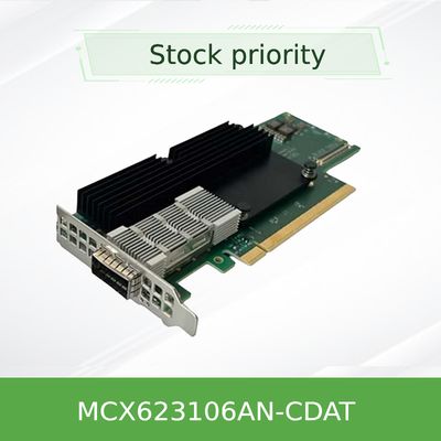 Προσαρμοστές NIC connectX-6 EN 100GbE κάρτα mcx623106an-CDAT QSFP56 Mellanox Ethernet δικτύων Dx