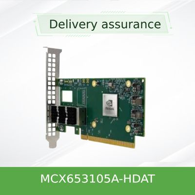 διεπαφή mcx653105a-HDAT connectX-6 δικτύων της Nic καρτών 200GbE Mellanox SFP Pcie
