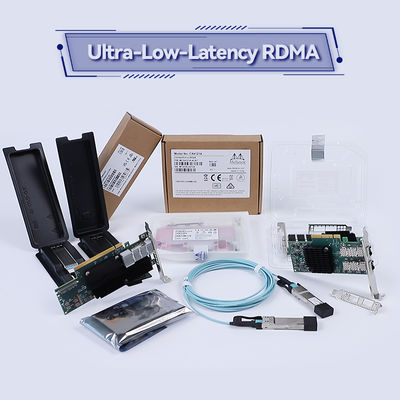 MCX653105A-ECAT ConnectX-6 κάρτα προσαρμογή VPI 100Gb/S HDR100 EDR IB 100GbE μεμονωμένη θύρα QSFP56