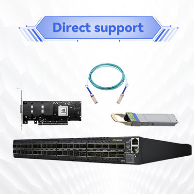 MQM8790-HS2F Mellanox Switch 40 Port 200G InfiniBand Κέντρο δεδομένων 40 X HDR QSFP56 μη διαχειριζόμενο