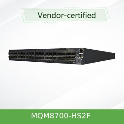MQM8700-HS2F(920-9B110-00FH-0MD) Διακόπτης δικτύου Mellanox Quantum Hdr Infiniband, 40 θύρες QSFP56