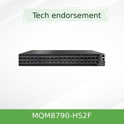MQM8790-HS2F(920-9B110-00FH-0D0) HDR Mellanox Infiniband network Switch 40 QSFP56 Ports 2 Πηγές ρεύματος AC