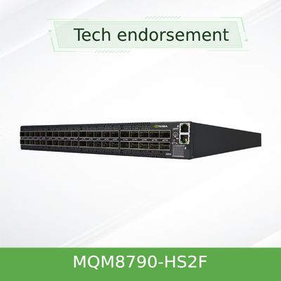 Διακόπτης 40 δικτύων MQM8790-HS2F Mellanox λιμένας μη που εμποδίζει διοικούμενο HDR 200Gb/S