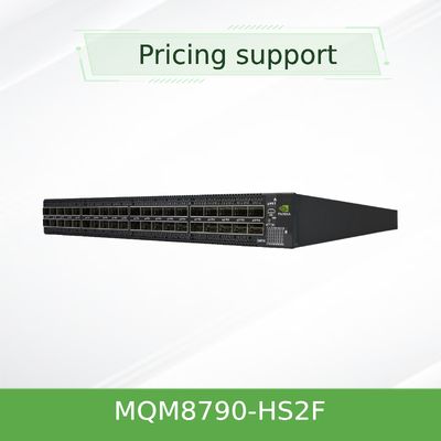 Διακόπτης δικτύου Mellanox InfiniBand MQM8790-HS2F (920-9B110-00FH-0D0) μη αποκλεισμού με 40 θύρες QSFP28 HDR