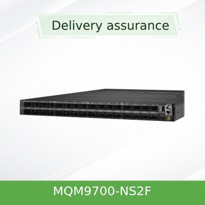 Κβαντικό-2 QM9700 Mellanox Infiniband Switch 64-Port μη αποκλεισμός Διαχειριζόμενη NDR 400Gb/S MQM9700-NS2F